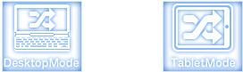 Desktop Mode ↔ Tablet Mode